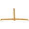Ekena Millwork Bellingham Rough Sawn Timber Gable Bracket, Western Red Cedar, 108"W x 68"H x 2"D x 6"F, 15/12 Pitch GBW108X68X0206BEL00RWR - alternate 4